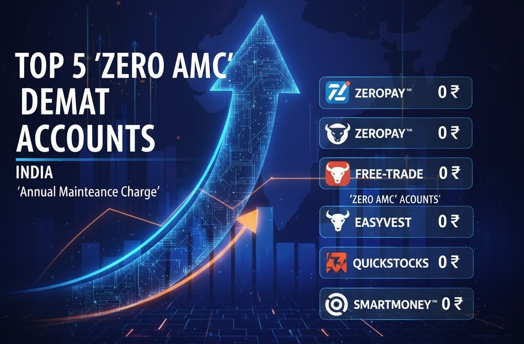 Top 5 'Zero AMC' (Annual Maintenance Charge) Demat Accounts