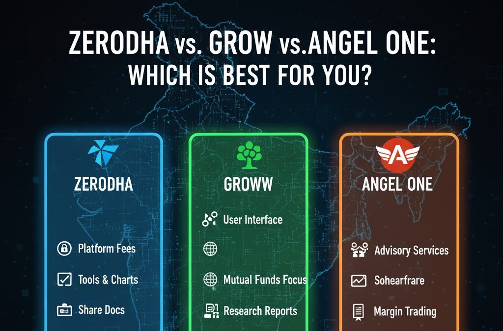Zerodha vs. Groww vs. Angel One: Which is Best for You